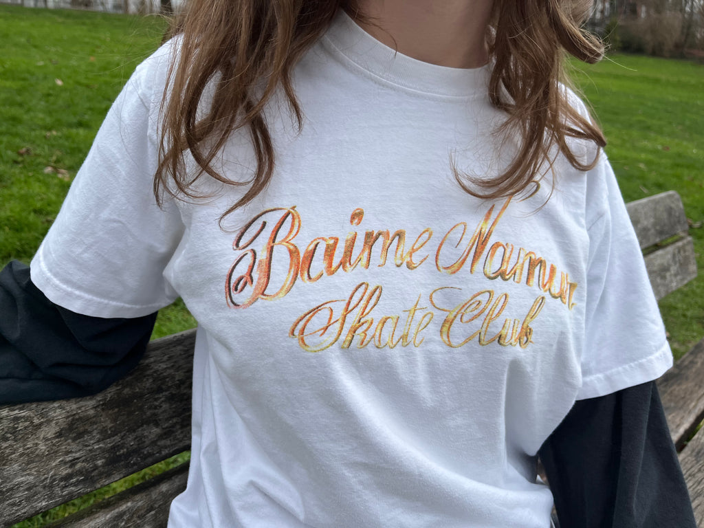 T-shirt Baime Namur Skate Club Gold