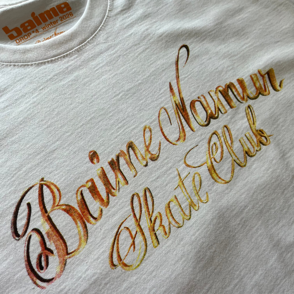 T-shirt Baime Namur Skate Club Gold